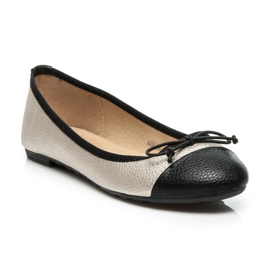 Bestelle Ballerines bicolores jaune 5