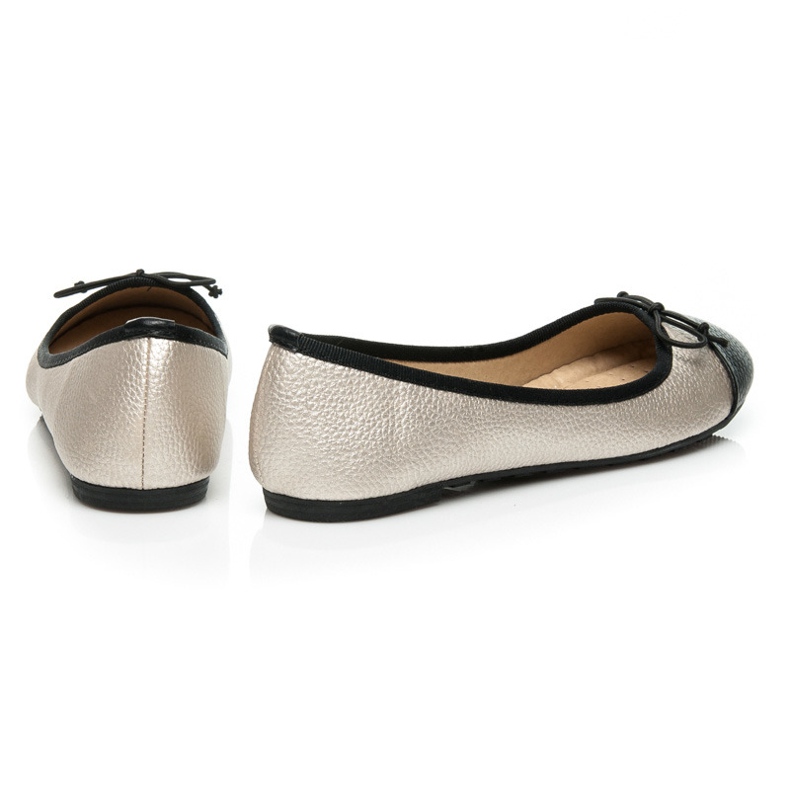 Bestelle Ballerines bicolores jaune 2