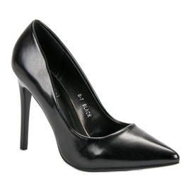 Talons hauts noirs classiques le noir 1