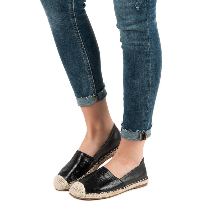 Queentina Espadrilles Noires 1
