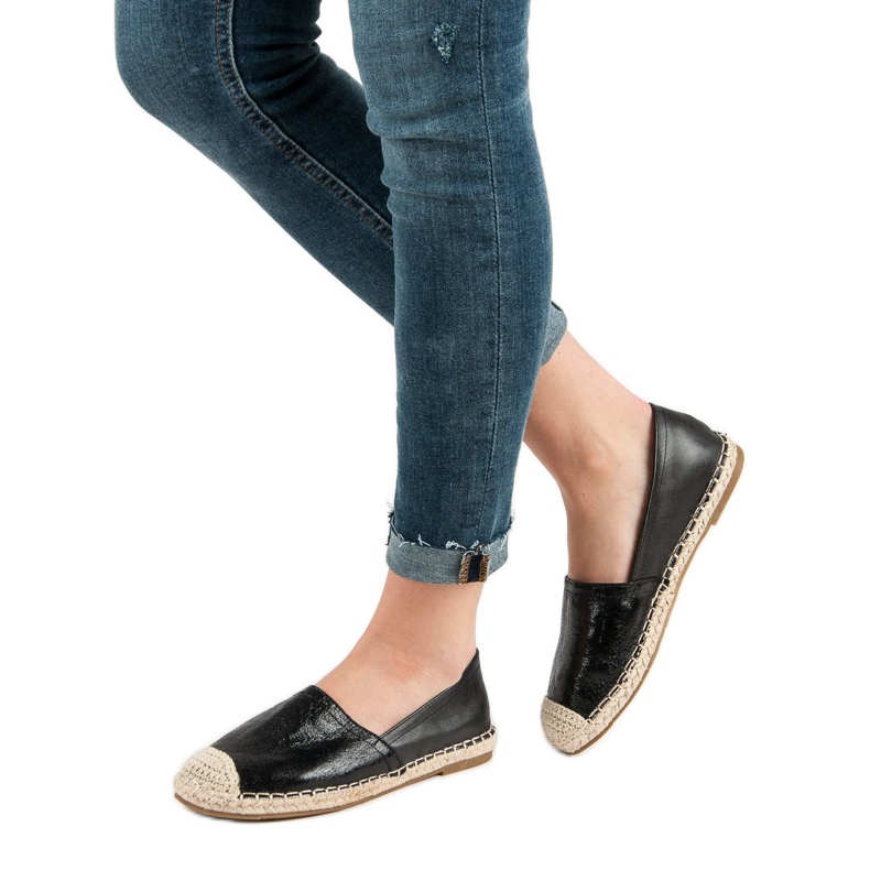Queentina Espadrilles Noires le noir 2