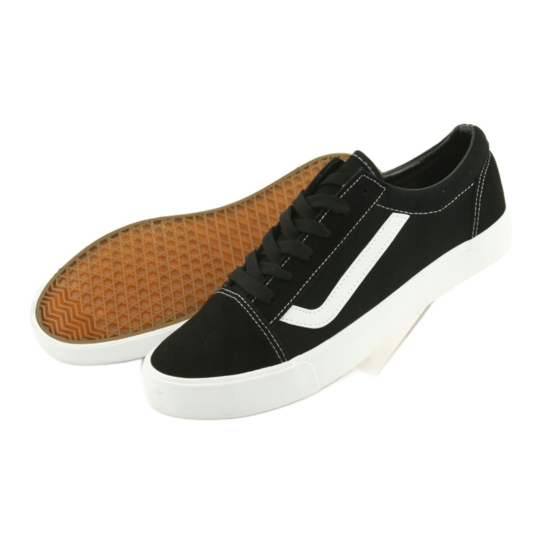 Baskets à lacets Atletico 18081 noires le noir 4