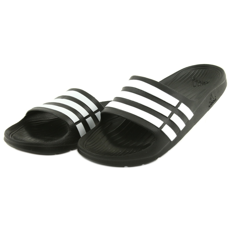Chaussons Adidas Duramo Slide M G15890 blanc noir 2