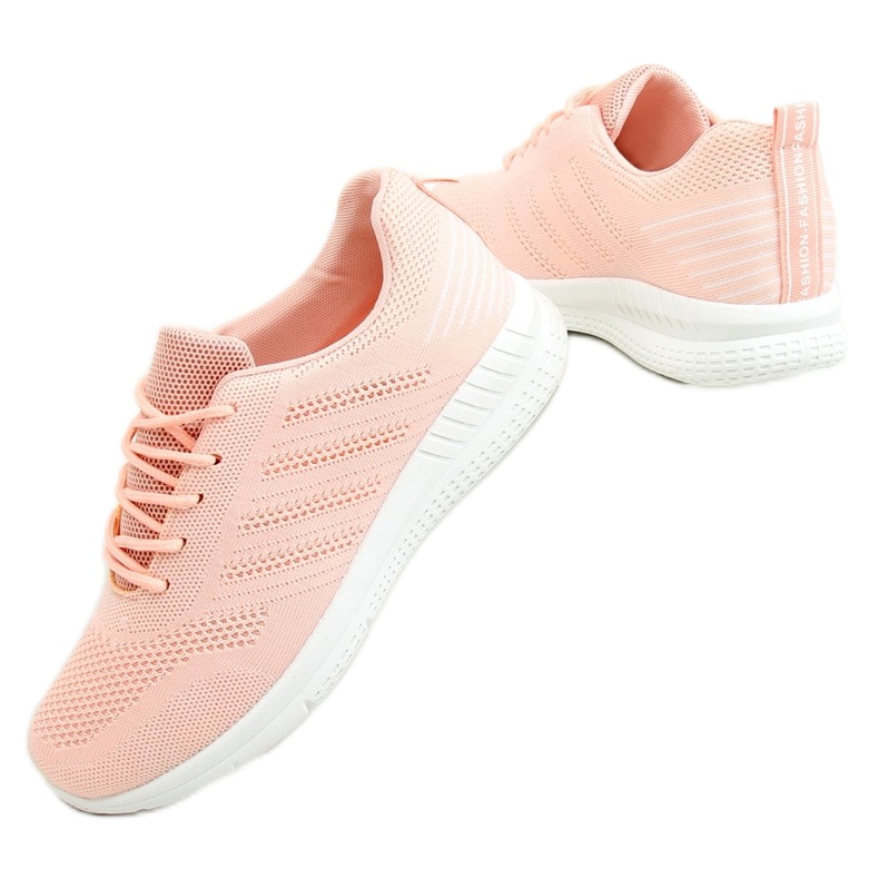 Rose BOK-1181 Chaussures de sport roses 1