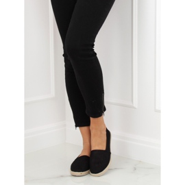Espadrilles noires en résille JX1029 Noir le noir 1