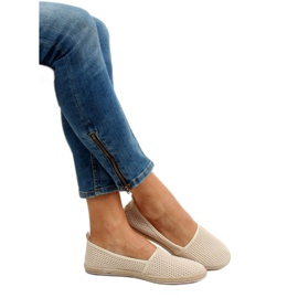 Espadrilles en résille beige JX1029 Beige 2 Espadrilles en résille beige JX1029 Beige 2