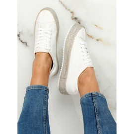 Baskets espadrilles blanches R-365 Blanc 4