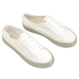 Baskets espadrilles blanches R-365 Blanc 3
