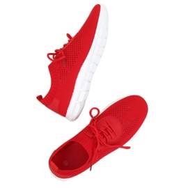 Chaussette rouge chaussures de sport K-379 Rouge 1 Chaussette rouge chaussures de sport K-379 Rouge 1