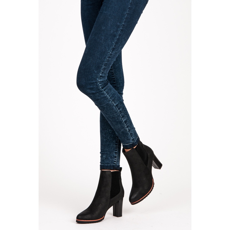 Vices Chaussures d'automne avec élastique le noir 1