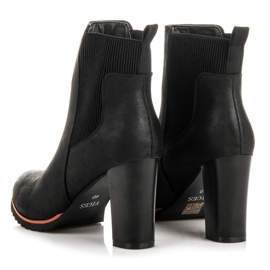Vices Chaussures d'automne avec élastique le noir 3