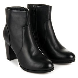 Super Mode Bottes confortables sur un poteau le noir 4