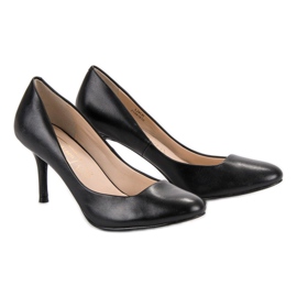 Escarpins classiques sur une épingle le noir 5