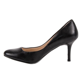 Escarpins classiques sur une épingle le noir 4