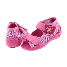 Befado sandales chaussures pour enfants 242P091 violet rose 5