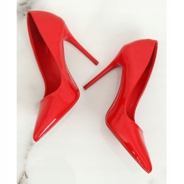 Escarpins femme rouges LE03P Rouge 1