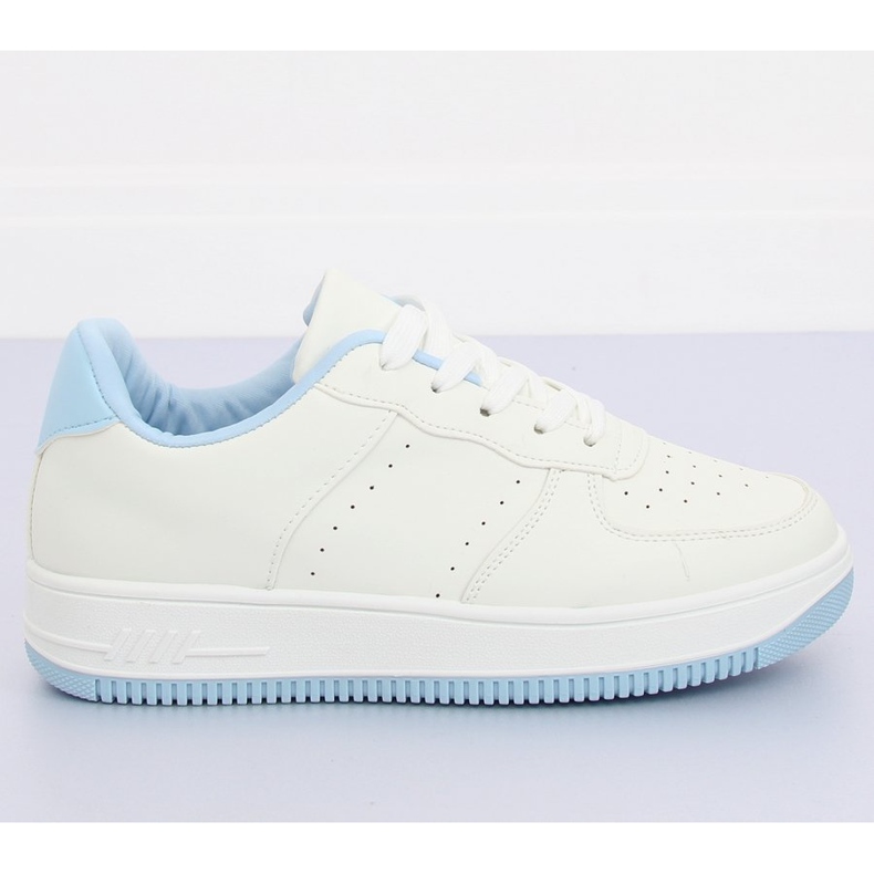 Chaussures de sport LV75P L.BLUE blanches et bleues 1
