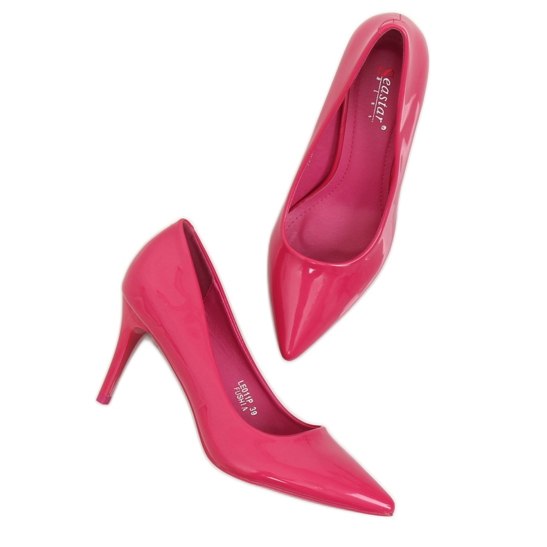 Escarpins fuchsia femme LE011P Fushia rose 1