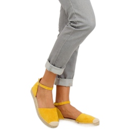 Espadrilles jaunes pour femmes JH85 Jaune 2
