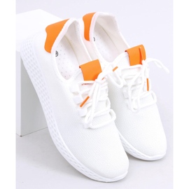 Chaussures de sport orange et blanches NB281 Orange 1
