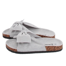 Chaussons Gris Daim Gris CK02P Gris 1