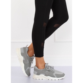 Gris LA18P Chaussures de sport grises 1