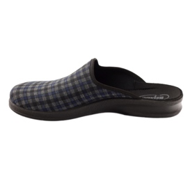Befado chaussures pour hommes pu 548M009 gris bleu marin 1