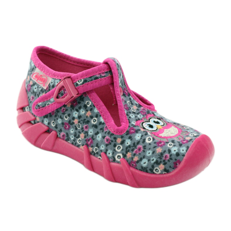 Befado chaussures pour enfants 110P302 rose gris 2