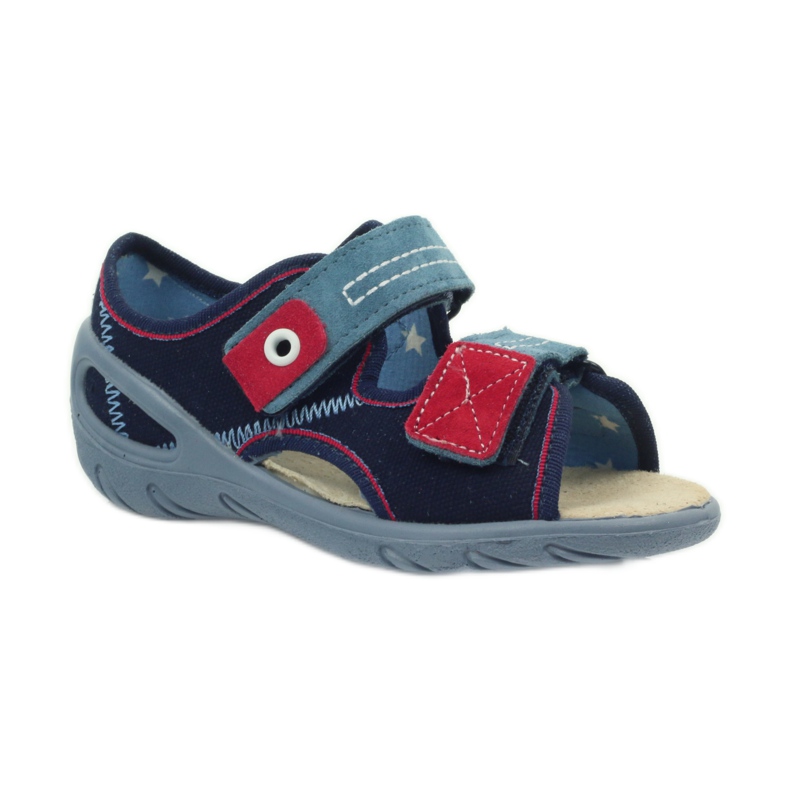 Befado chaussures pour enfants pu 065X112 bleu marin 2