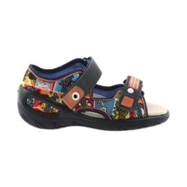 Befado chaussures pour enfants pu 065P117 bleu marin bleu 1