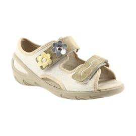 Befado chaussures pour enfants pu 065P121 jaune brun 2
