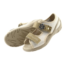 Befado chaussures pour enfants pu 065P121 jaune brun 5
