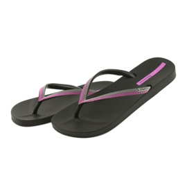 Ipanema Les tongs des femmes 82518 Black / Fuchsia noir 4