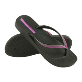 Ipanema Les tongs des femmes 82518 Black / Fuchsia noir 3