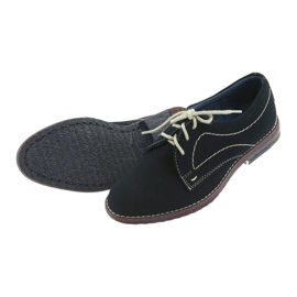 Gregors Chaussures garçons 141 Insert bleu marine en cuir 5 Gregors Chaussures garçons 141 Insert bleu marine en cuir 5