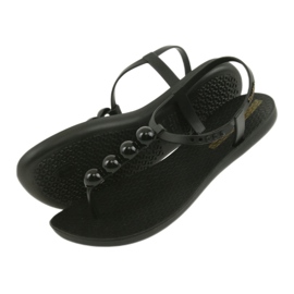 Sandales Ipanema chaussures pour femmes tongs avec boules 82517 le noir 4