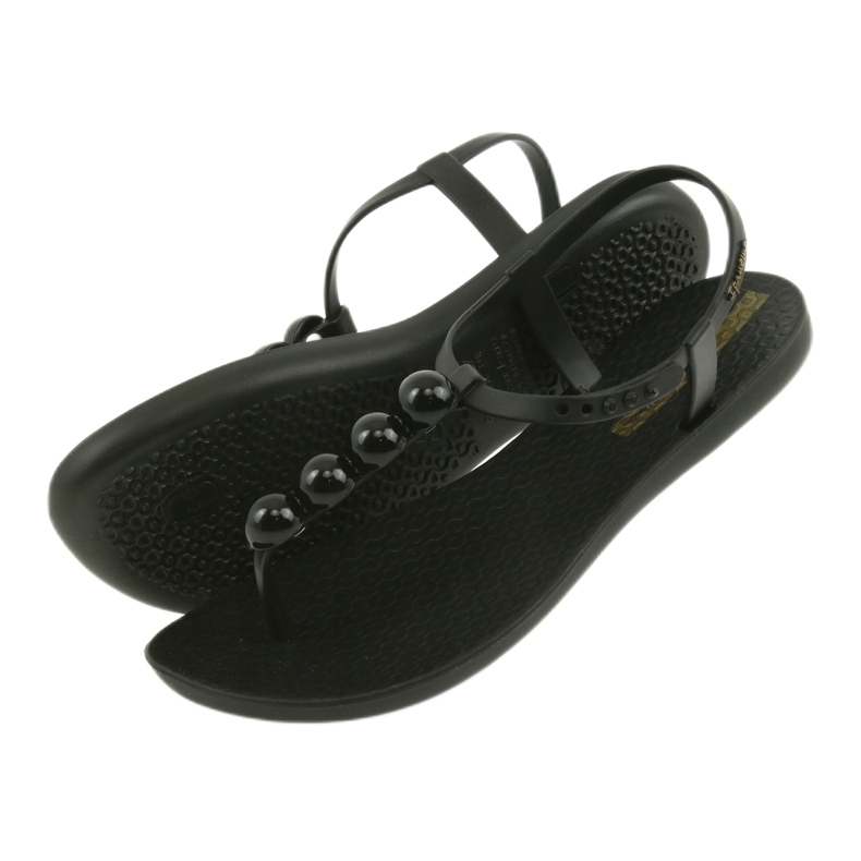 Sandales Ipanema chaussures pour femmes tongs avec boules 82517 noir 4