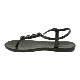 Sandales Ipanema chaussures pour femmes tongs avec boules 82517 le noir 2