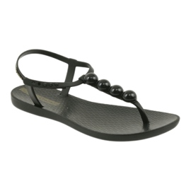 Sandales Ipanema chaussures pour femmes tongs avec boules 82517 le noir 1