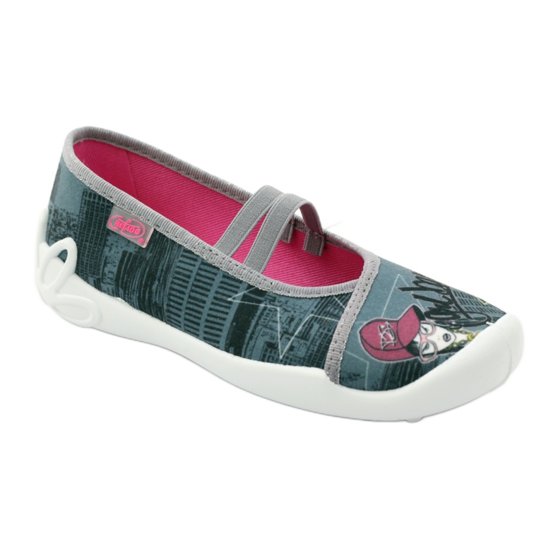 Befado chaussures pour enfants 116Y229 gris multicolore 2 Befado chaussures pour enfants 116Y229 gris multicolore 2