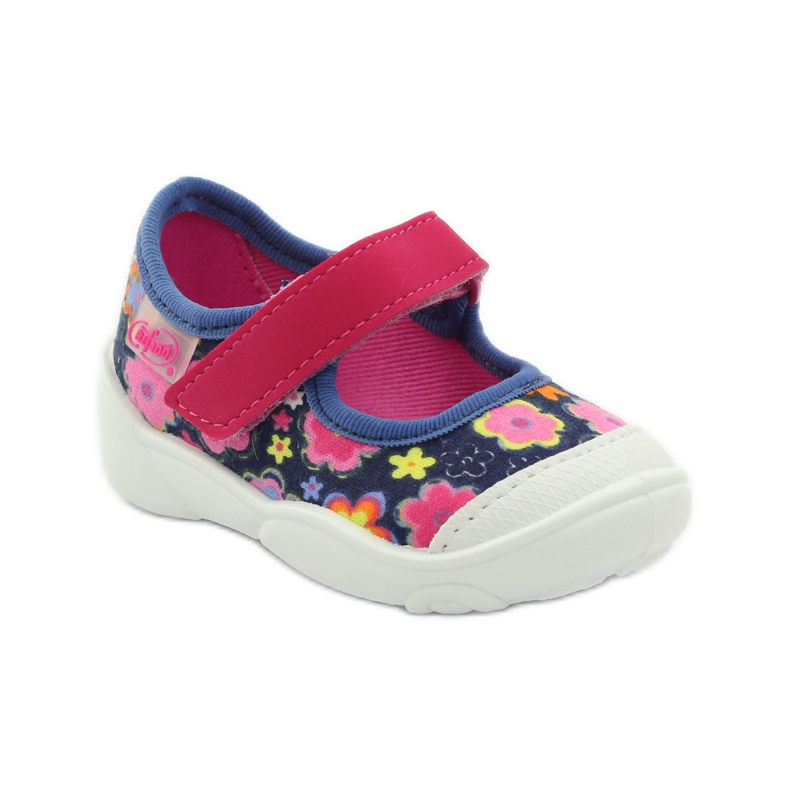 Befado chaussures pour enfants 209P026 bleu marin rose 2
