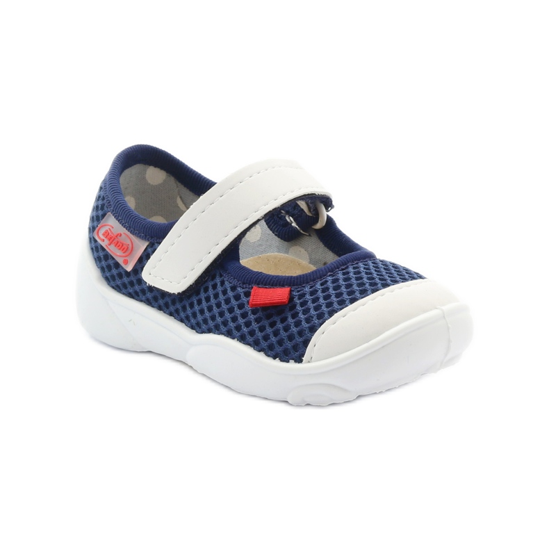 Befado chaussures pour enfants 209P024 bleu marine blanc 1