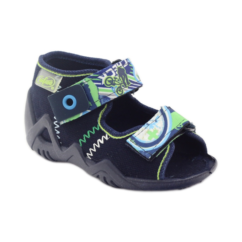 Befado chaussures pour enfants 250P058 bleu marin 2