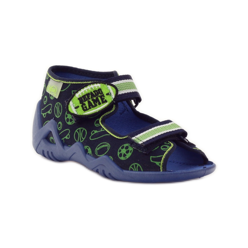 Befado vert chaussures pour enfants 250P070 bleu marine 1