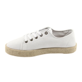 Espadrilles blanches chaussures pour femmes Big star DD274423 2