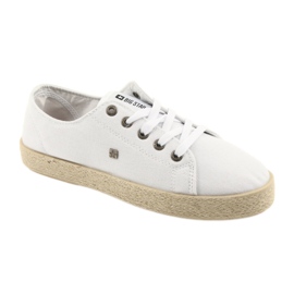 Espadrilles blanches chaussures pour femmes Big star DD274423 1