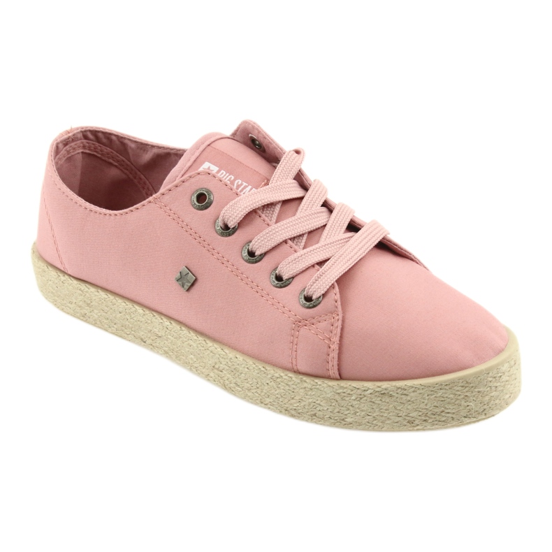 Big Star Pink Women's Espadrilles Sneakers 274425 rose 1 Big Star Pink Women's Espadrilles Sneakers 274425 rose 1