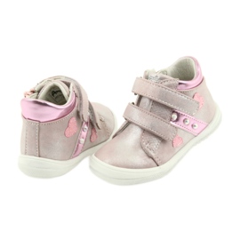 American Club Chaussures de sport ADI pour enfants dans les cœurs américains gris rose 4