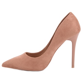Seastar Talons hauts en daim nude brun 6