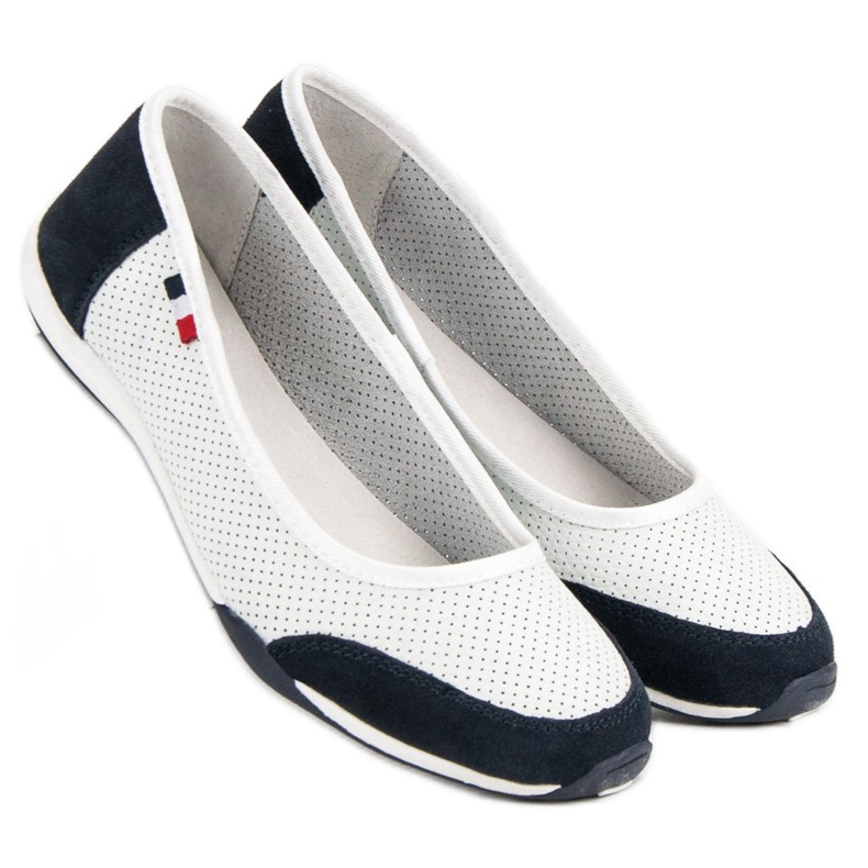 Filippo Ballerines de sport blanc 2